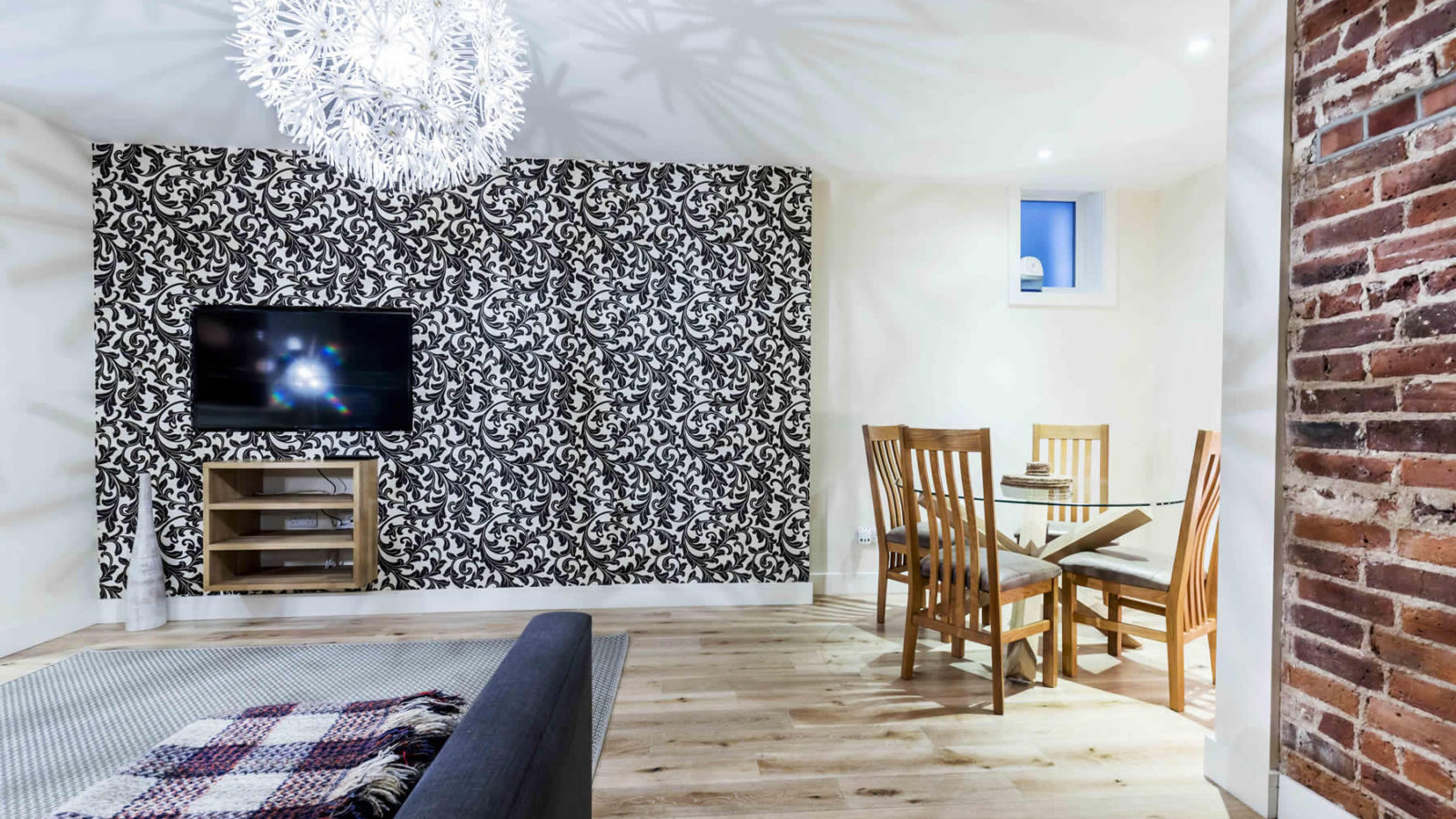 Westcott Construction Flat 1 Southsea Renovation Open Plan Living and Dining Room