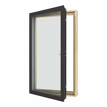 VELFAC side hung window.