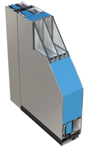 A chop sample of a Spitfire S-200 Aluminium Entrance Door